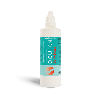 Das Bild zeigt eine Flasche des Oculan Daily Freshs.